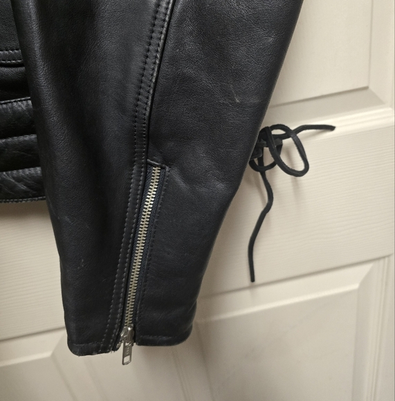 Vintage Harley Davidson Leather Motorcycle Jacket D Pocket 44 - Picture 8 of 15